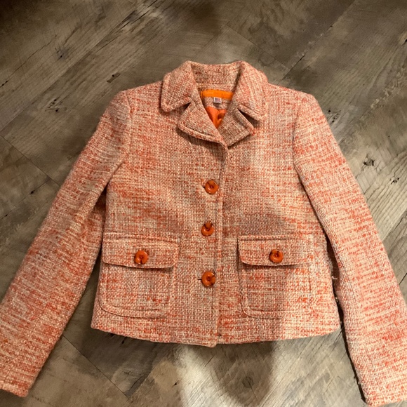 Cynthia Steffe Tweed Crop Jacket/Blazer - Picture 1 of 3